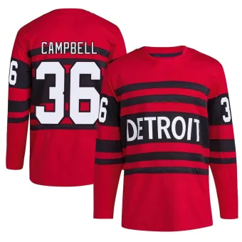 Men's Jack Campbell Detroit Red Wings Reverse Retro 2.0 Jersey - Red Authentic