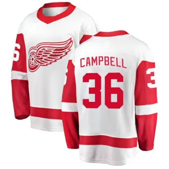 Youth Jack Campbell Detroit Red Wings Away Jersey - White Breakaway