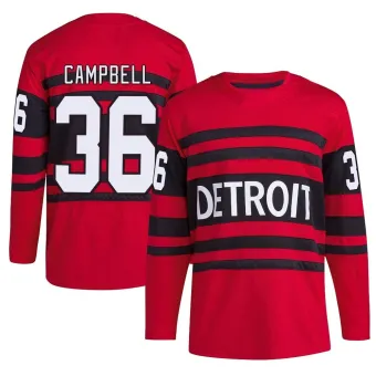 Youth Jack Campbell Detroit Red Wings Reverse Retro 2.0 Jersey - Red Authentic